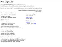 Tablet Screenshot of its-a-dogs-life.org